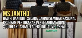 MS Jantho menghadiri dan mengikuti Seminal Nasional Program Pengetahuan Young Southeast Asian Leaders Initiative (YSEALI)