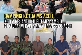 Dampingi Ketua MS Aceh, Ketua MS Jantho Turut Sambut Silaturahmi YM Wali Nanggroe Aceh